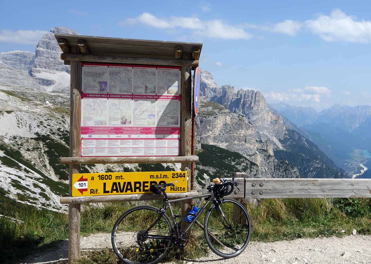 The Ritchey on top of the Lavaredo